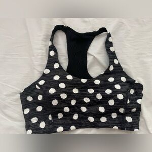 Outdoor Voices Black and White Sports Bra